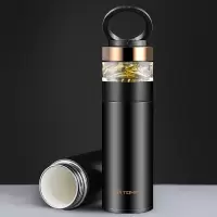 特美刻TW60051茶水分离保温杯 370ML