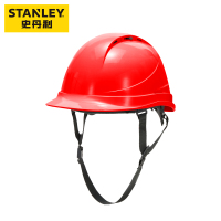 史丹利ST1140 H型ABS安全帽 红色 1140CN-RE透气防砸抗冲击绝缘头盔
