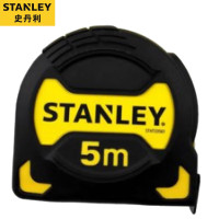 史丹利 Stanley STHT33561-23高精度卷尺公英制耐磨盒尺 黑金刚公制卷尺5m x 28mm