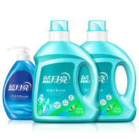 蓝月亮活力橙花除菌去味洗衣液2kg*2+风清白兰手洗洗衣液500g*1