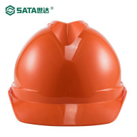 SATA/世达TF0101O 橙色 V 顶 PE 标准型安全帽