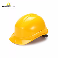 代尔塔102011 钻石1型 PP安全帽 黄(含102021下颌带)