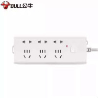 公牛(BULL) GN-H1330 6位总控 3米 接线板 (计价单位:个) 白色