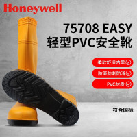 霍尼韦尔75708 Easy 轻型PVC安全靴防砸防刺穿防化耐油防滑-47码