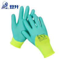 登升 倍儿爽989涤纶针织乳胶涂层手套 12副起拍