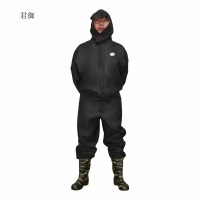 君御SF-65丝军绿全身拉链连体下水裤鞋码35-45可选