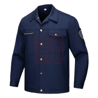 君御 JY-F105纯棉加厚阻燃工作服电焊服 藏青色-5XL(195#)