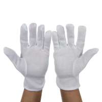 君御 棉毛点塑礼仪手套 均码10副