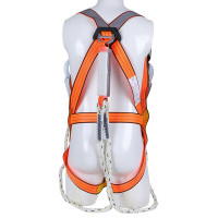 君御 FP-D6带反光条双挂点集成式安全带3股绳带缓冲包(套装)