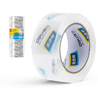得力(deli) 30175 透明胶带 45mm*100y 单卷装 48卷起拍