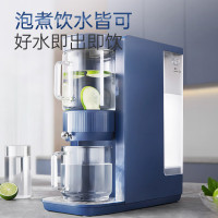 摩飞电器(Morphyrichards)电热水瓶电热水壶 桌面即热式茶饮机养生壶泡茶机MR6097蓝