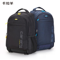 卡拉羊超轻大容量多隔层休闲双肩包CX5558藏青350*490*185mm30L