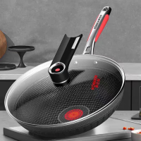 康巴赫-红点感温316L双全面屏蜂窝炒锅-32cm LPB-C32W