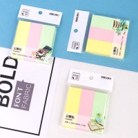 得力(deli) 66306 三色便签本便利贴百事贴 25*76mm 单本装 12本起拍