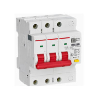 德力西小型断路器 DZ47LE 3P 63A 30mA