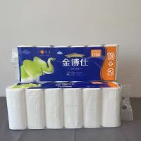 金博仕JP12-1700(JX)12卷/提1700克扁卷卫生纸 172*125mm*5层 6提起拍