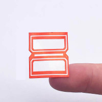 得力三信发 50-1 口取纸 红/蓝色随机 26*24mm 100张/包