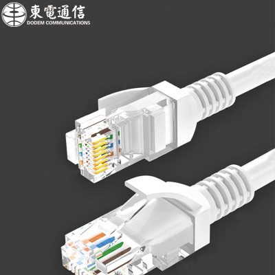 东电通信(DODEM)CAT5类 8芯双绞屏蔽跳线 办公装修成品监控网络连接线10米 1根