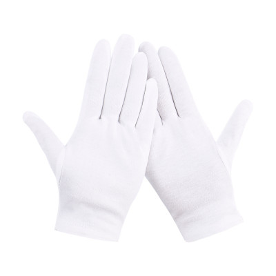 棉线手套 办公清洁一次性礼仪手套 白色