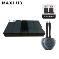 MAXHUB音视频同屏传输器适用苹果安卓手机电脑接电视显示器投影仪 急速无线传屏传屏盒子 WB05+WT12A