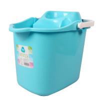 茶花拖把桶挤水拖布桶拧干桶塑料大号手提清洁桶免手洗拖把地拖桶 0218
