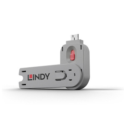 德国LINDY USB端口锁钥匙(1把钥匙)蓝色 型号40622