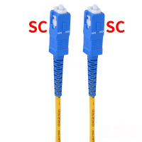 单模光纤跳线 电信级单模3.0光纤跳线5米SC-SC