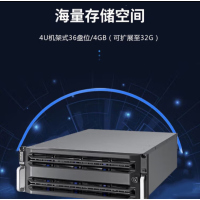 海康威视24盘位磁盘阵列内置24块8T企业级SATA硬盘4U机箱网络存储设备DS-A72024R/8T/TGS