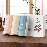 洁丽雅(grace)清柔-3 成人男女全棉吸水A类毛巾三条盒装 70*34cm