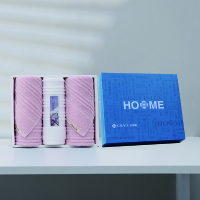 洁丽雅(grace)经典全棉优品-3 2条面巾1条方巾3条盒装 颜色随机