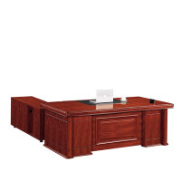博世(BOSCH)办公家具老板桌办公桌大班台实木贴面油漆经理桌老板 1600*800*760