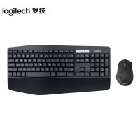 罗技(Logitech) MK850商务办公套装 无线键盘鼠标套装 蓝牙连接 全尺寸键盘带掌托 黑色