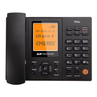 TCL 88 电话机 自动/手动录音 办公座机 TCL88黑色