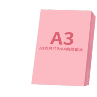 新绿天章P6646 彩色复印纸80克/A3/100页/包(粉红)