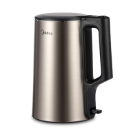 美的(Midea) 电热水壶 家用1.7L烧水壶双钢防烫防干烧热水壶恒温 316不锈钢电水壶 MK- PJ17A01