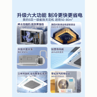 美的/Midea RFD-120QW/BSDN8Y-D(B1)A 嵌入式 5P 1级 变频 白色 51-100㎡ 冷暖