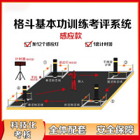 奋战者 不倒翁格斗基本功训练考评系统连贯考核感应款 含地垫