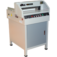 道顿DC-8450VG A3幅面电动切纸机 书籍相册裁切机图文店裁纸机 8450VG 450mm 切40mm 双按键