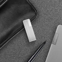 联想异能者128GB USB3.2 U盘 F102 银色 120MB/s 电脑U盘办公商务优盘