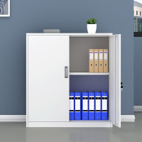 NHZHIW 钢制铁皮柜档案柜矮柜办公资料柜带锁 厚度0.6mm