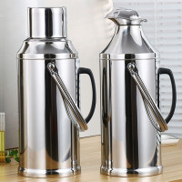 君需 大容量暖壶不锈钢暖瓶家用暖水壶学生热水瓶宿舍开水瓶老式暖壶 3.2L