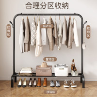 未易衣架落地衣帽架挂衣架卧室客厅晾衣杆晒衣架可置物加粗MJ53