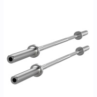 奋战者电镀奥杆专用家用杠铃片套装健身房直杆曲杆健身运动哑铃杆杠铃杆