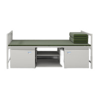 胜帐单人床钢制加厚单层床宿舍铁床带蚊帐杆床下柜2000*900*210