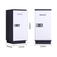 NHZHIW 防磁柜档案消磁柜硬盘光盘磁盘防磁柜防潮防火4抽-电子密码锁