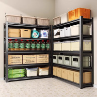 NHZHIW 置物架落地多层家用货架储物架微波炉收纳架 五层100*30*183