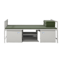 胜帐单人床钢制加厚单层床宿舍铁床带蚊帐杆床下柜2000*900*210mm