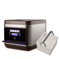 君需 全自动筷子消毒机商用咖色(带200双筷子)