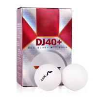 信易安DHS赛顶三星大赛乒乓球3星DJ40+乒联WTT白色六只装 单位:盒