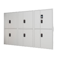 NHZHIW 智能保密柜联网局域网人脸识别指纹密码刷卡柜 通双节一主二副